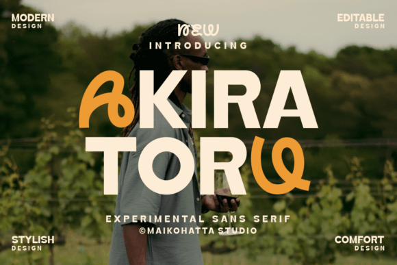 Akira Toru Font for Professional Business Branding