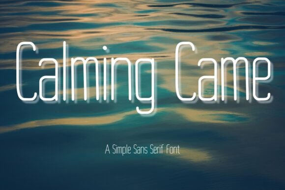 Calming Came Typeface for Modern Web Design