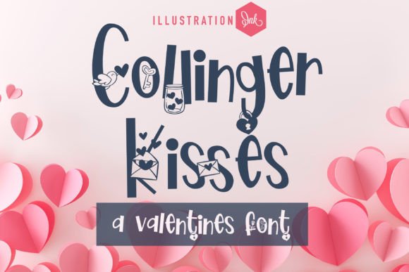 Collinger Kisses: A Whimsical Typeface for Makers