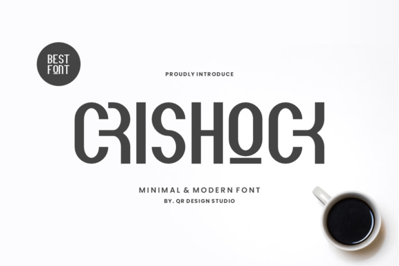 Crishock Typeface for Modern Makers