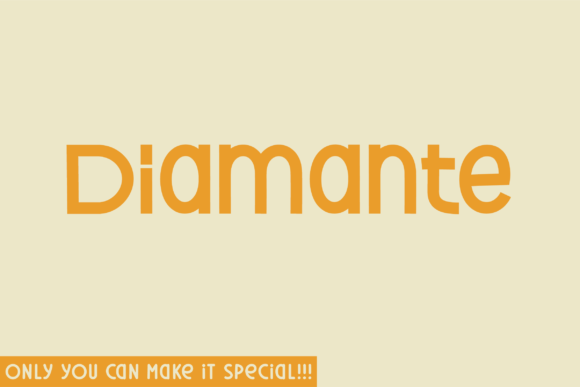 Diamante Typeface for Bold Campaign Headlines