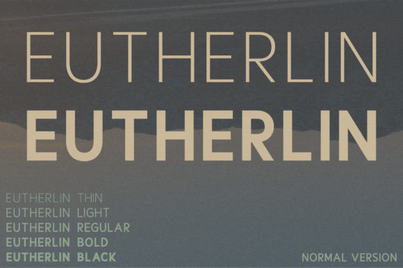 Eutherlin: A Premium Sans Serif Typeface for Modern Web Design