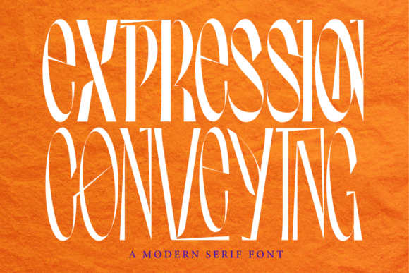 Expression Conveying Typeface for Editorial Design