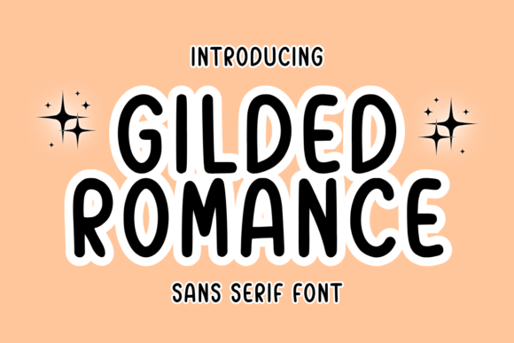 Gilded Romance: A Charming Handwritten Sans Serif Font