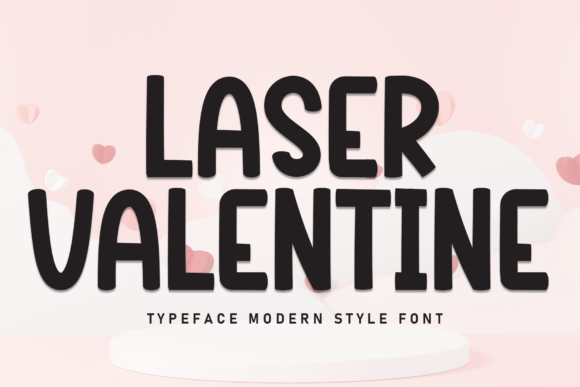 Laser Valentine Font for Handmade Brands