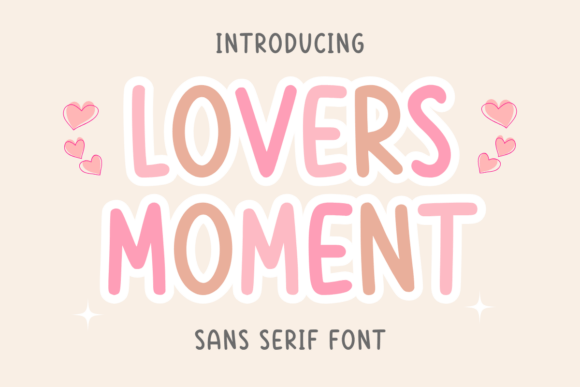 Lovers Moment: A Whimsical Handwritten Sans Serif Font