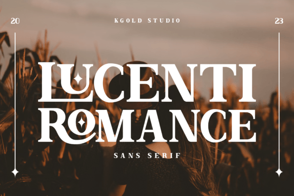 Lucenti Romance Typeface for Elegant Campaigns