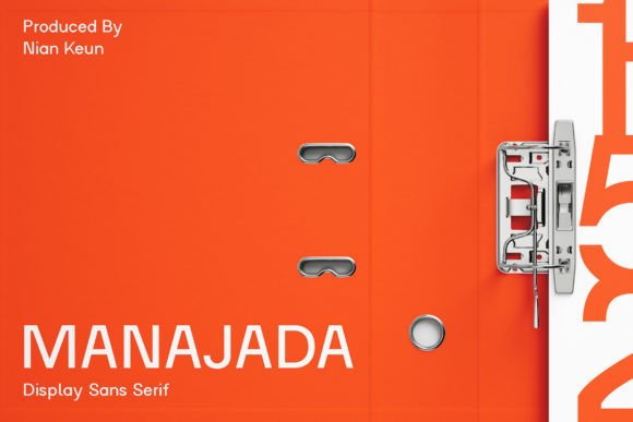 Manajada: A Modern Sans Serif Font for Bold Campaigns