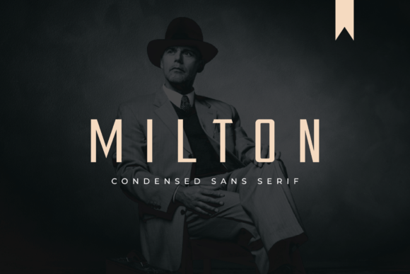 Milton Typeface: Elegant Condensed Design