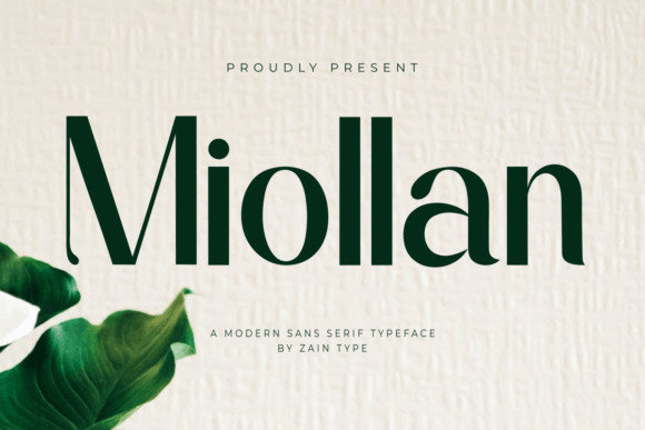 Miollan: The Modern Sans Serif Font for Crafters