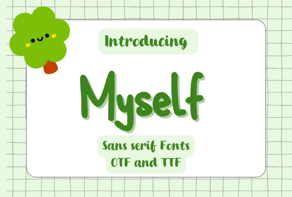 Myself Typeface: A Neat Sans Serif for Editorial Design