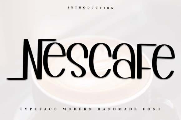 Nescafe: A Fresh Sans Serif Font for Modern Editorial Design