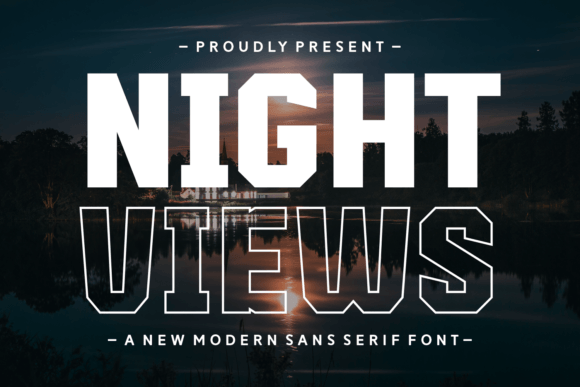 Night Views Font Review for Modern Branding