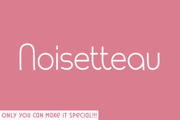 Noisetteau: The Handwritten Sans Serif Typeface for Marketers
