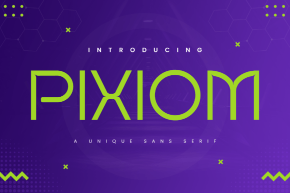 Pixiom: A Modern Sans Serif Typeface for Digital Design