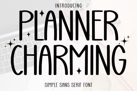 Planner Charming Font for Makers