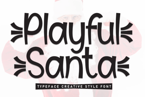 Playful Santa Font: A Warm Typeface for Holiday Branding