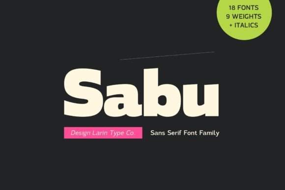 Sabu: The Modern Sans Serif Font for Clear Campaigns