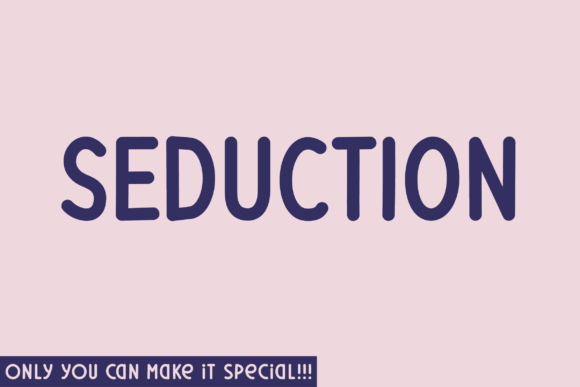 Seduction: A Modern Sans Serif Typeface for Editorial Design