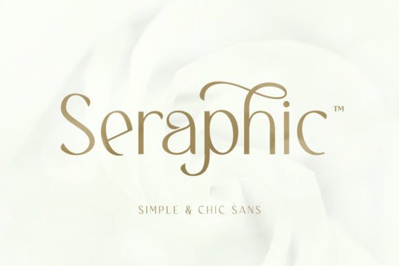 Seraphic: A Chic Sans Serif Typeface for Modern Web Design