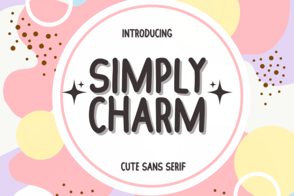 Simply Charm: A Cute Sans Serif Font for Editorial Design